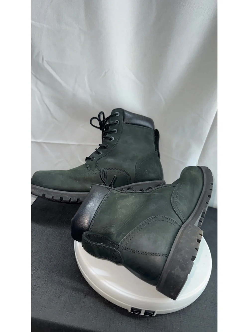 Timberland Mens 6 inch Premium Waterproof Boots Dark Green